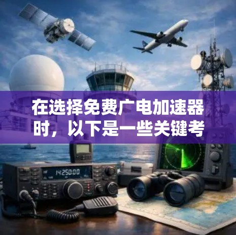 在选择免费广电加速器时，以下是一些关键考虑的因素，帮助你做出明智的决定