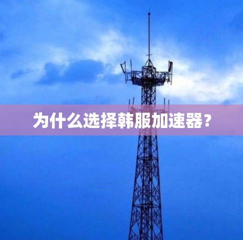 为什么选择韩服加速器? 为什么选择韩服加速器?