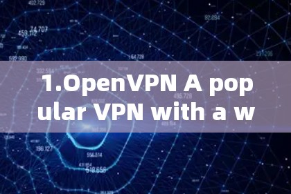 1.OpenVPN A popular VPN with a wide range of features. 1.OpenVPN A popular VPN with a wide range of features.