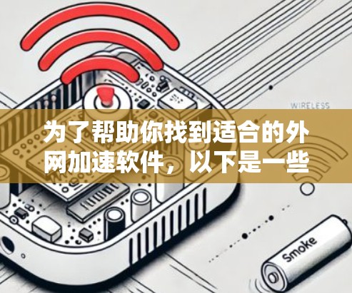 为了帮助你找到适合的外网加速软件，以下是一些推荐，每个软件都有其独特的特点和优缺点，适合不同的使用场景