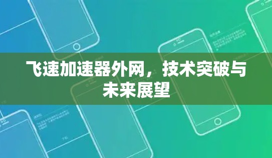 飞速加速器外网，技术突破与未来展望