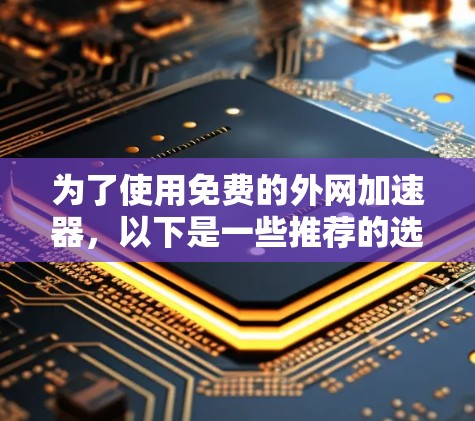 为了使用免费的外网加速器，以下是一些推荐的选择