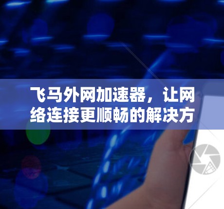 飞马外网加速器,让网络连接更顺畅的解决方案 飞马外网加速器,让网络连接更顺畅的解决方案