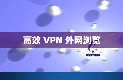 高效 VPN 外网浏览