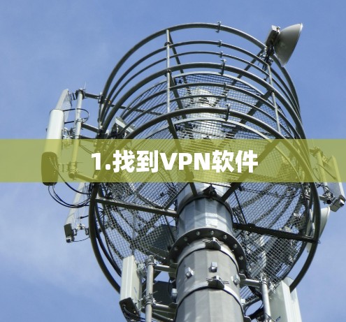 1.找到VPN软件