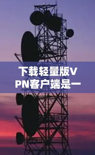 下载轻量版VPN客户端是一个可行且实用的过程，以下是一步步的指南