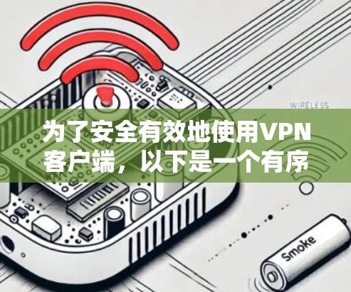 为了安全有效地使用VPN客户端，以下是一个有序的步骤指南