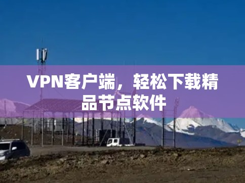 VPN客户端，轻松下载精品节点软件