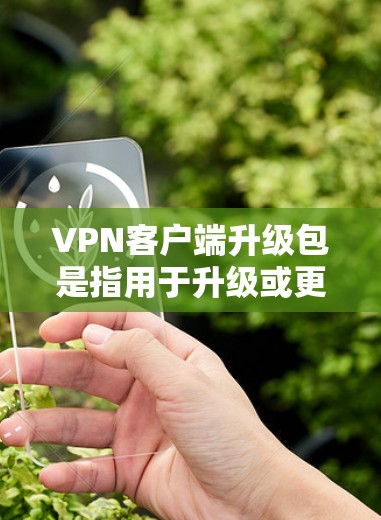 VPN客户端升级包是指用于升级或更新VPN客户端软件的包。这些包通常包括软件更新、新功能或软件兼容性修复等。升级包的作用是为用户提供更好的服务和功能