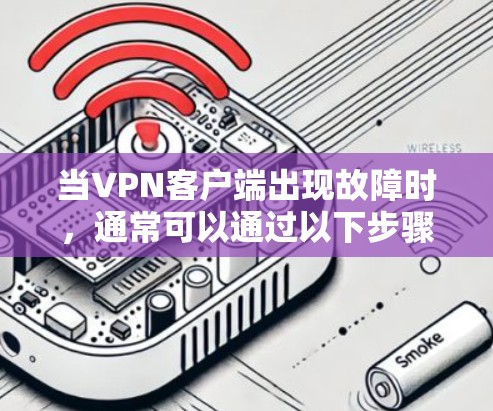 当VPN客户端出现故障时，通常可以通过以下步骤来解决问题