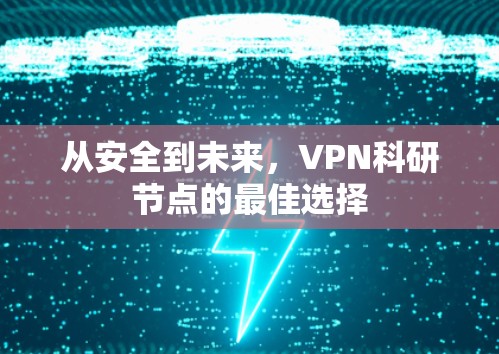 从安全到未来,VPN科研节点的最佳选择 从安全到未来,VPN科研节点的最佳选择