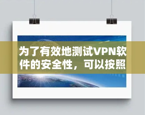 为了有效地测试VPN软件的安全性，可以按照以下步骤进行