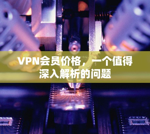 VPN会员价格，一个值得深入解析的问题
