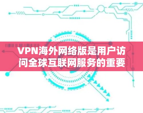 VPN海外网络版是用户访问全球互联网服务的重要工具，每个版本都有其独特的特点和优势。以下是对这些版本的详细分析