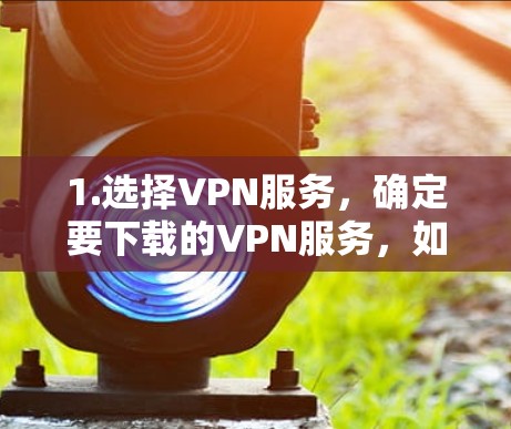 1.选择VPN服务,确定要下载的VPN服务,如ProtonVPN(ProtonBox) 1.选择VPN服务,确定要下载的VPN服务,如ProtonVPN(ProtonBox)