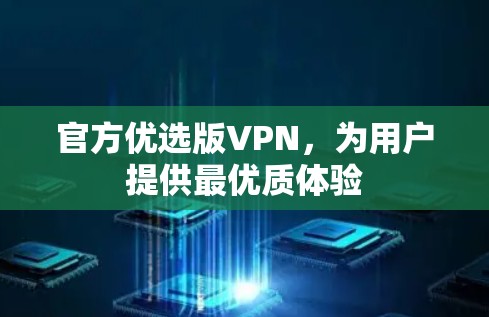 官方优选版VPN，为用户提供最优质体验